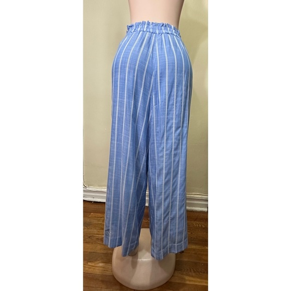 NWT Lauren Conrad Blue Striped Women's Pants - Picture 4 of 11